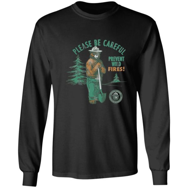 smokey bear t-shirt - retro smokey long sleeve