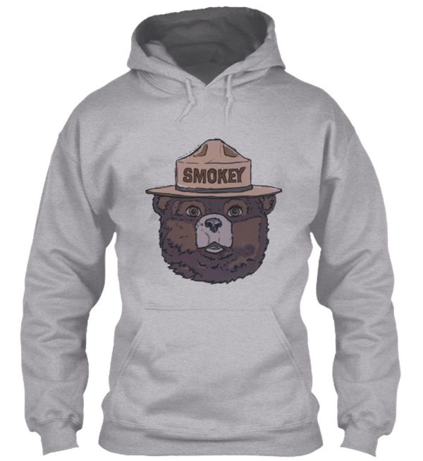 smokey the bear - fire prevention hoodie