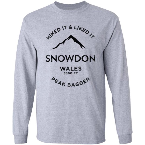 snowdon-wales-peak bagging long sleeve