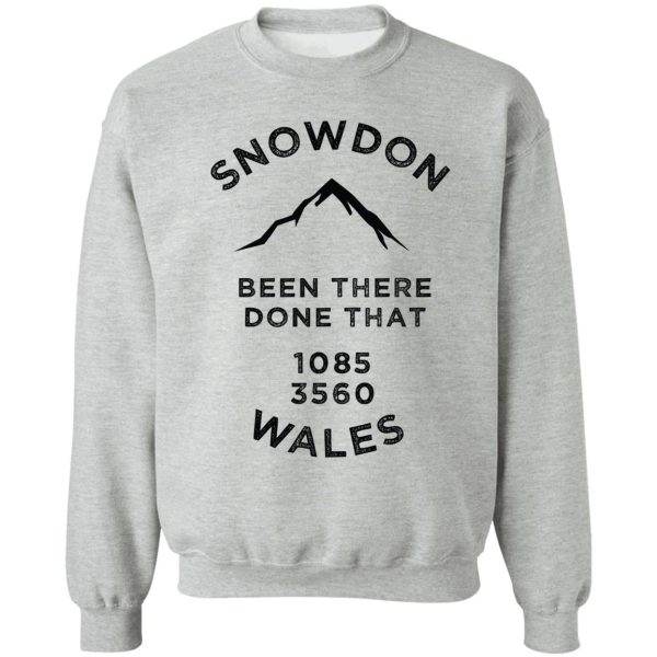 snowdon-wales-walking climbing sweatshirt