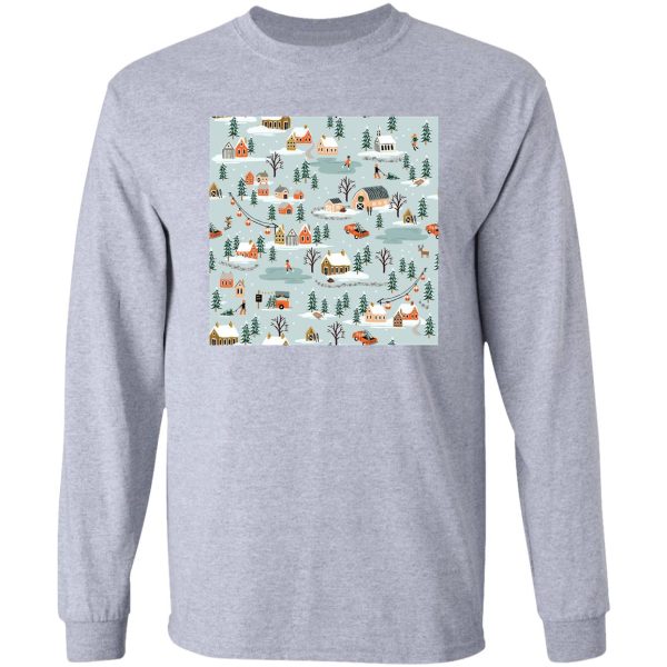 snowing pattern long sleeve