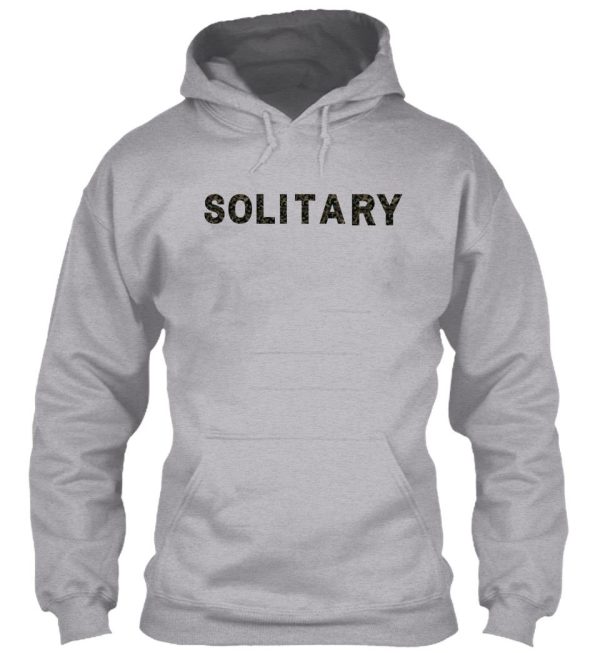 solitary design graph hoodie