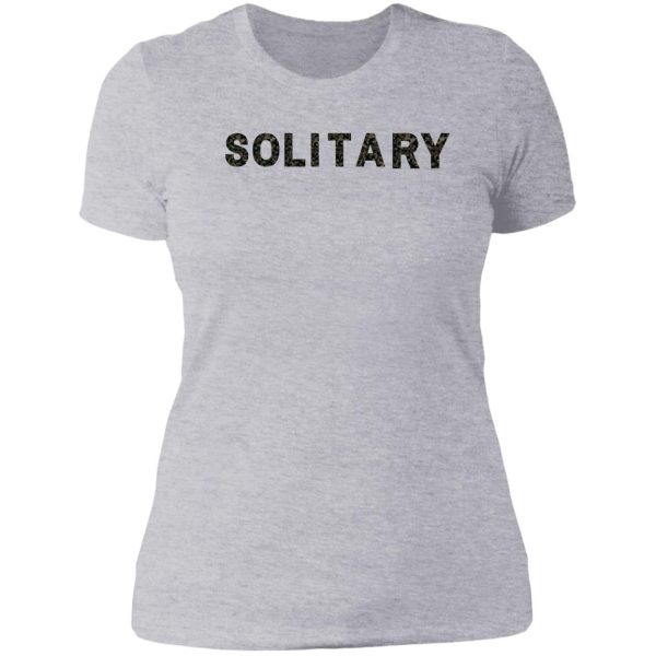 solitary design graph lady t-shirt