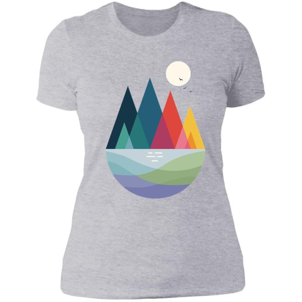 somewhere lady t-shirt