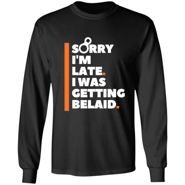 sorry im late. i was getting belayed. funny climbing long sleeve