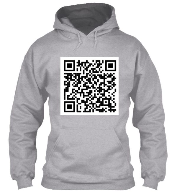 spongebob campfire song qr code sticker hoodie