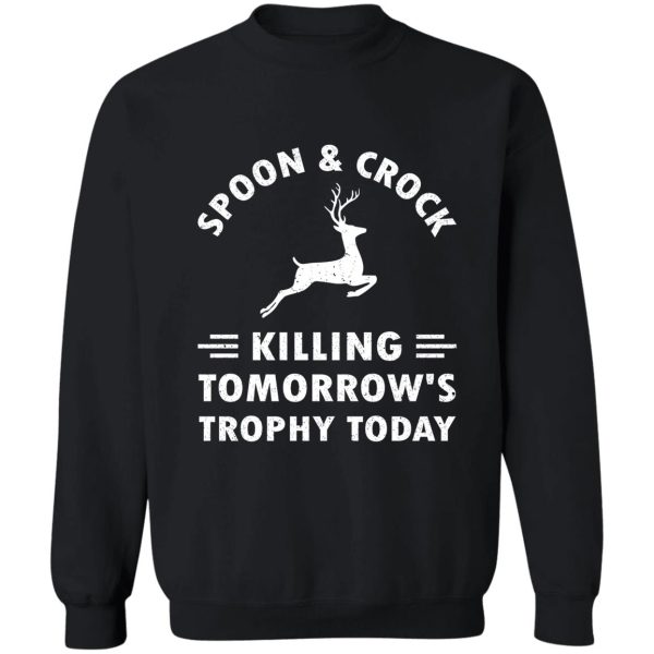 spoon and crock pot killing tomorrows trophy vintage sweatshirt