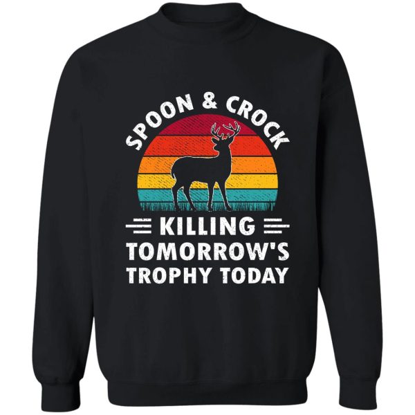 spoon and crock pot killing tomorrows trophy vintage sweatshirt