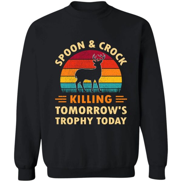 spoon and crock pot killing tomorrows trophy vintage sweatshirt