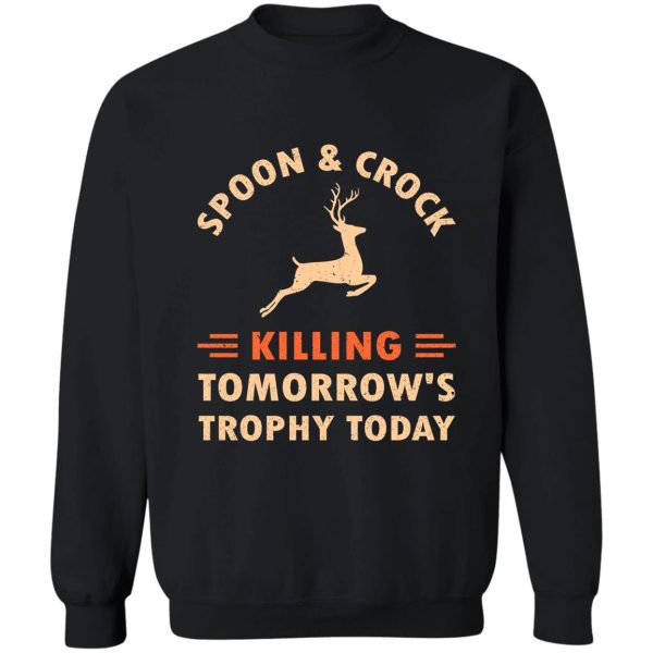 spoon and crock pot killing tomorrows trophy vintage sweatshirt