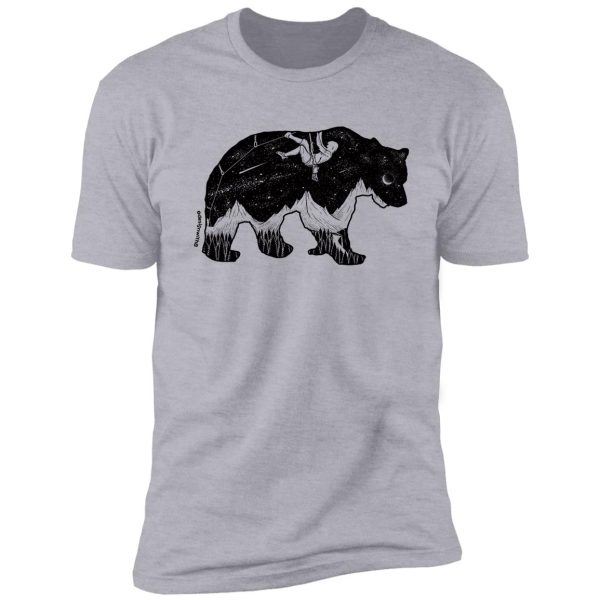 sport climbing bear scenery shirt