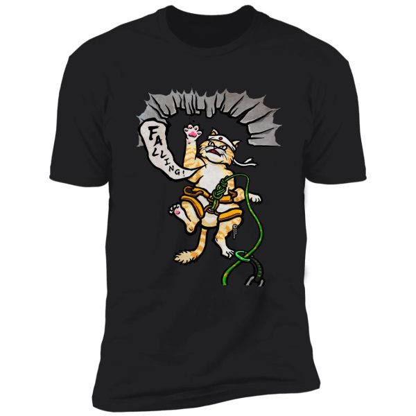 sport climbing cat | rock climbing shirt