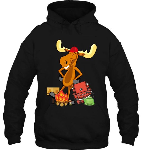 sports cool moose hiker and cairn t-shirt hoodie