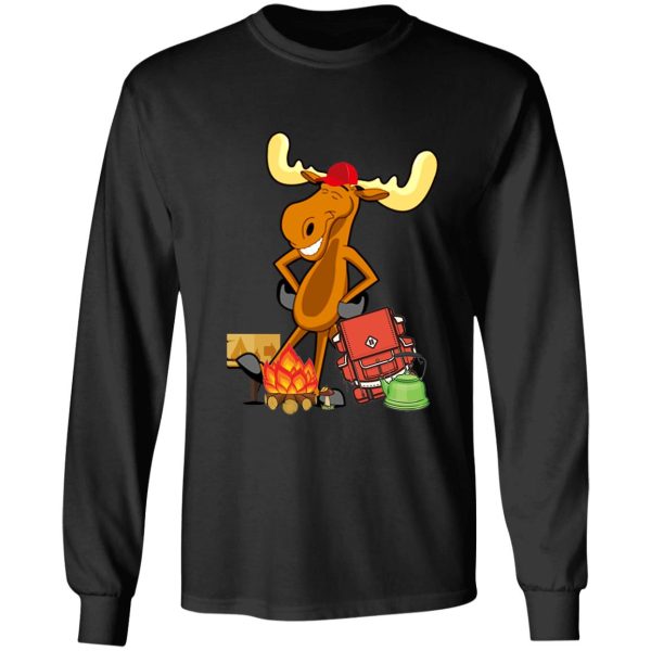 sports cool moose hiker and cairn t-shirt long sleeve