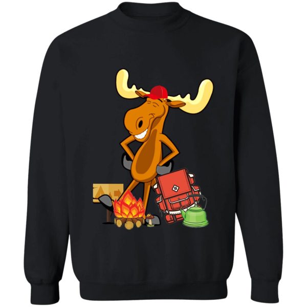 sports cool moose hiker and cairn t-shirt sweatshirt