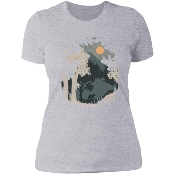 spotted a bear lady t-shirt