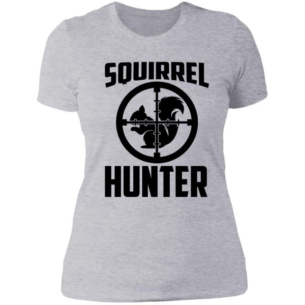 squirrel hunter funny squirrel squirrels lover funny hunting squirrel whisperer lady t-shirt