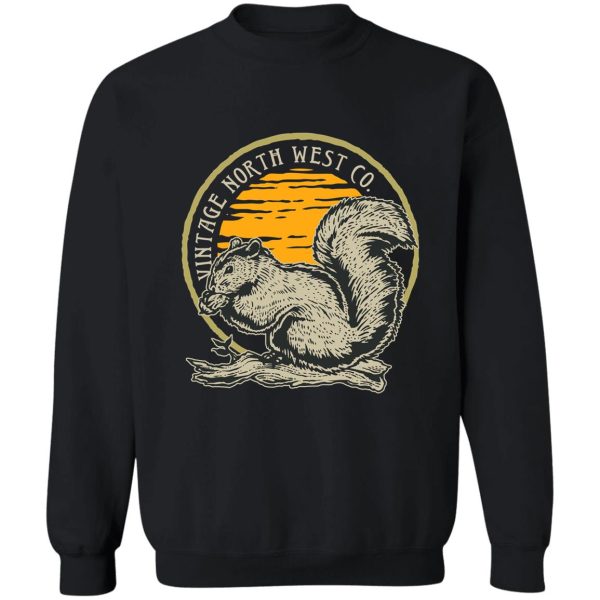 squirrel nature wilderness sweatshirt