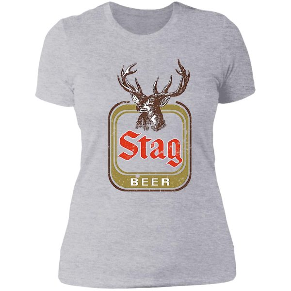 stag beer lady t-shirt