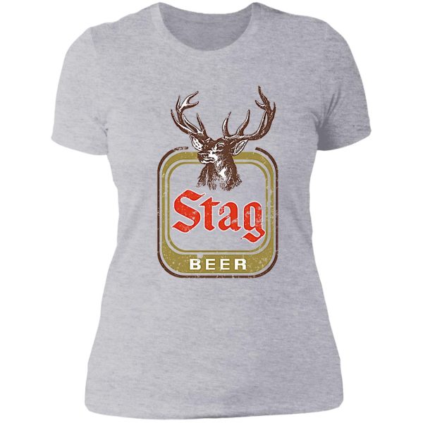 stag beer t-shirt lady t-shirt
