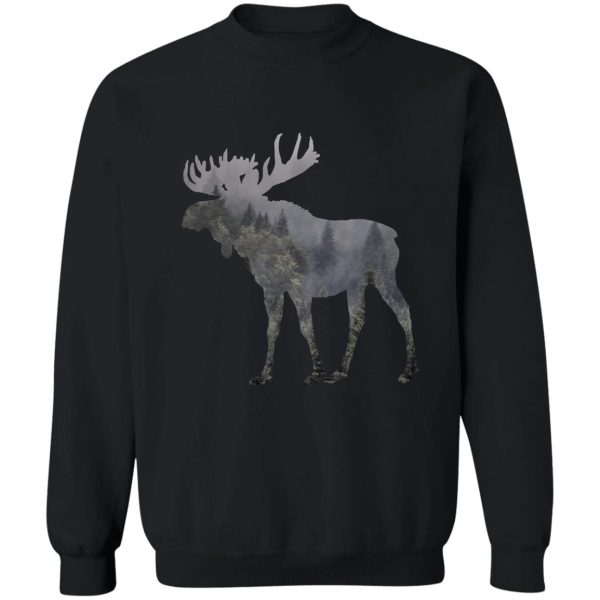 stag hunting elk gift wild moose hunter vintage sweatshirt