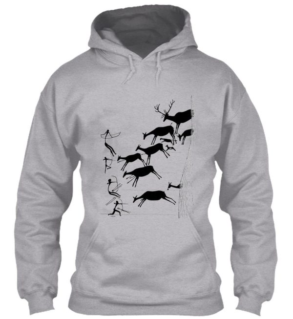 stag hunting in valltoria hoodie