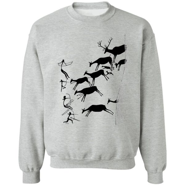 stag hunting in valltoria sweatshirt