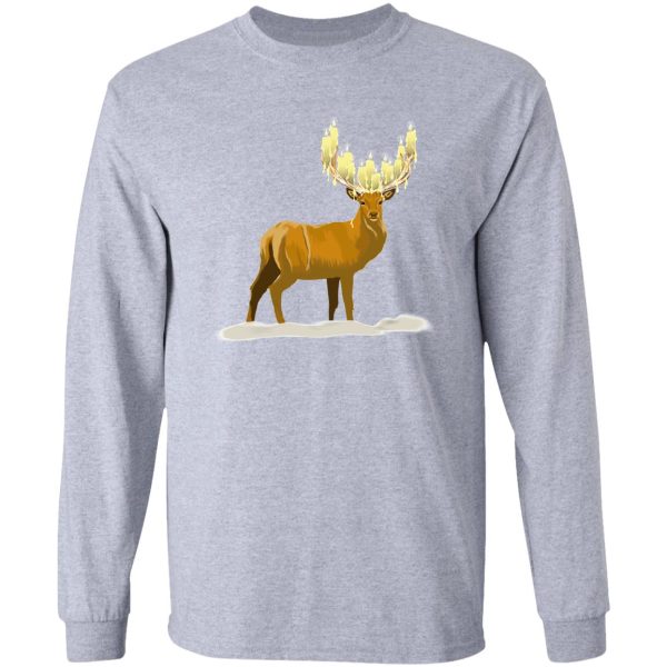 stag with candles long sleeve