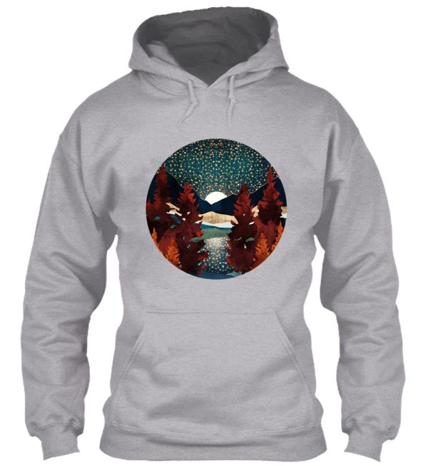 star sky reflection hoodie
