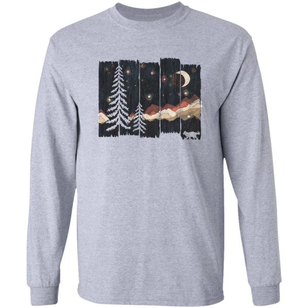 starry night in the mountains... long sleeve