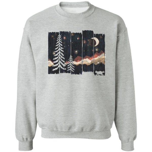starry night in the mountains... sweatshirt