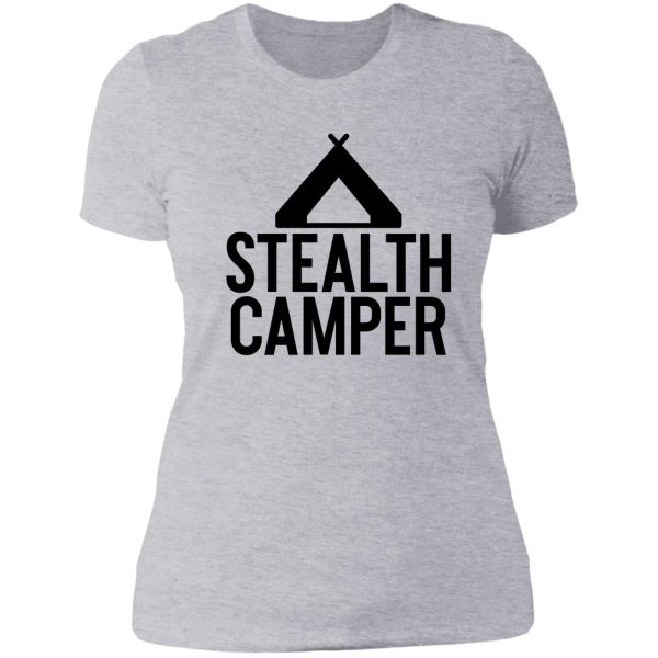 stealth camper ~ gamer video games lady t-shirt