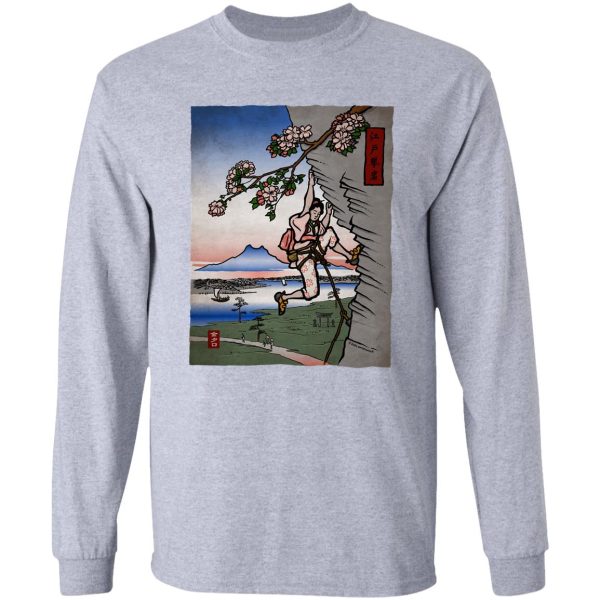 suijin shrine sport climbing rock climbing long sleeve