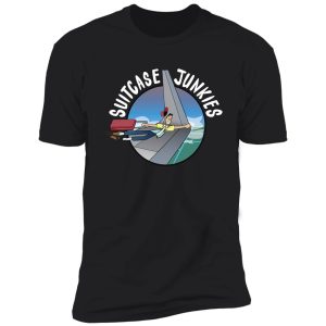 suitcase junkies apparel shirt