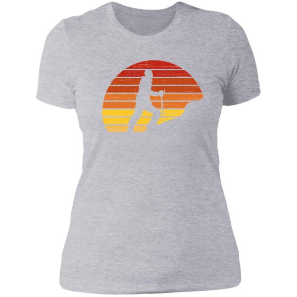 sunset hike lady t-shirt