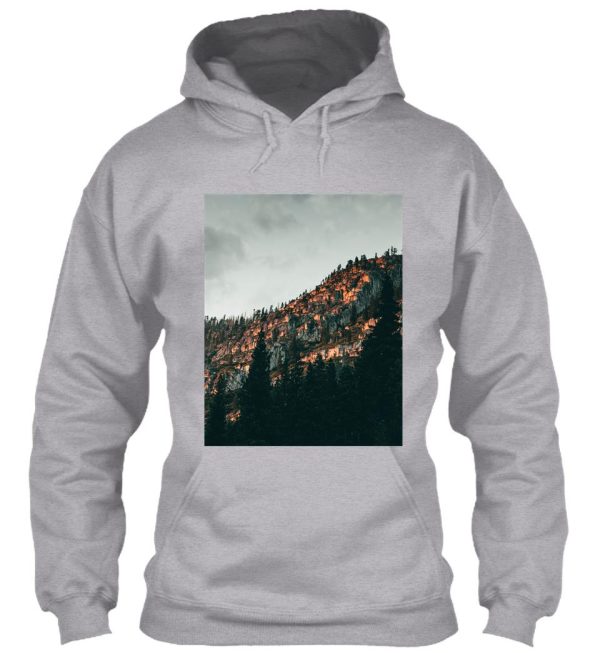 sunset mountain hoodie