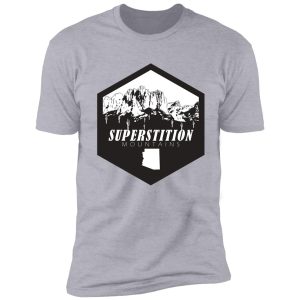 superstition mountains arizona hiking shirt