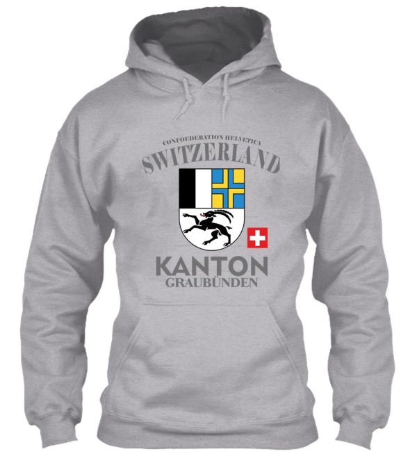 switzerland - canton of graubünden hoodie