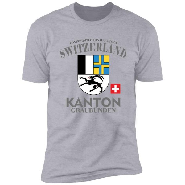 switzerland - canton of graubünden shirt