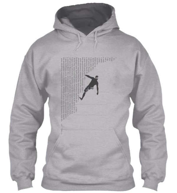 t11 typography climbing hoodie