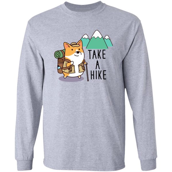 take a hike corgi long sleeve