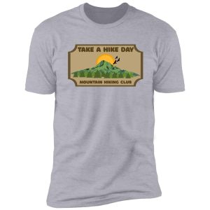 take a hike day - funny retro camper shirt