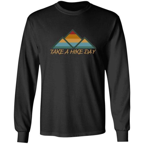 take a hike day - retro hiking long sleeve