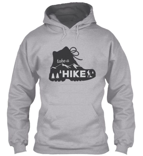 take a hike - hiking sticker hoodie