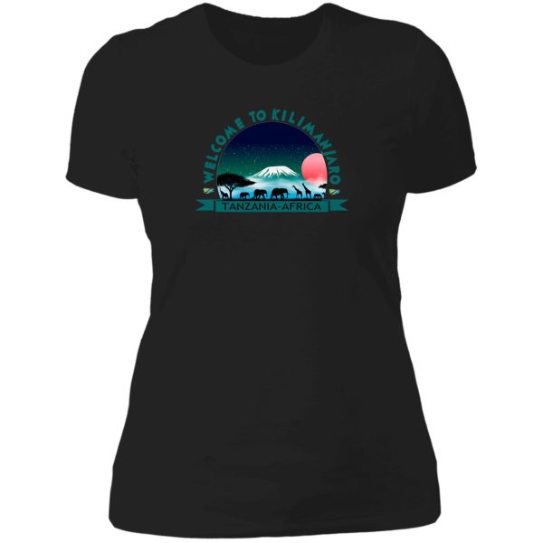 tanzania-africa lady t-shirt