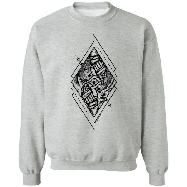 taping hands rock climbing sweatshirt