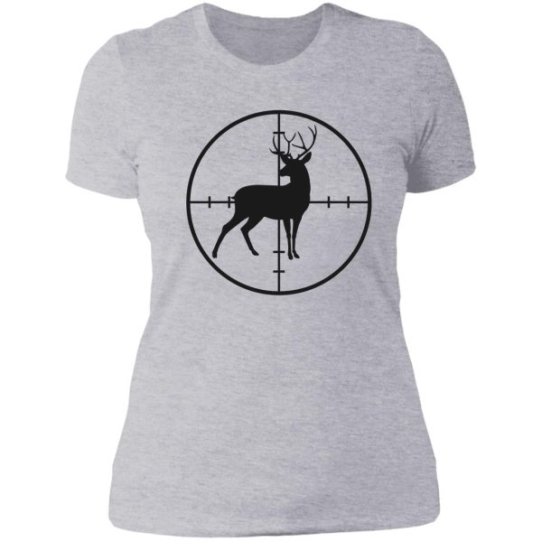 targer that deer original deer hunting design lady t-shirt