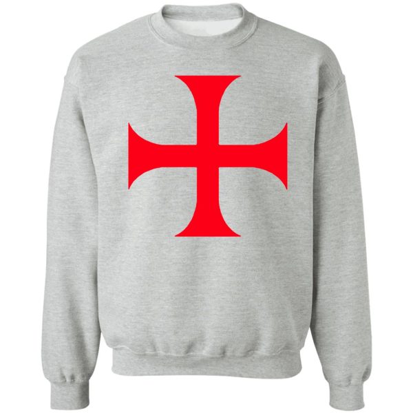 templar red cross sweatshirt