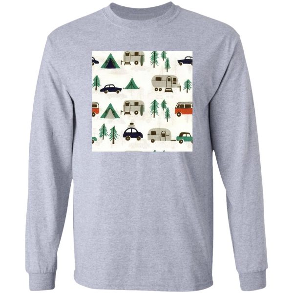 tent pattern long sleeve