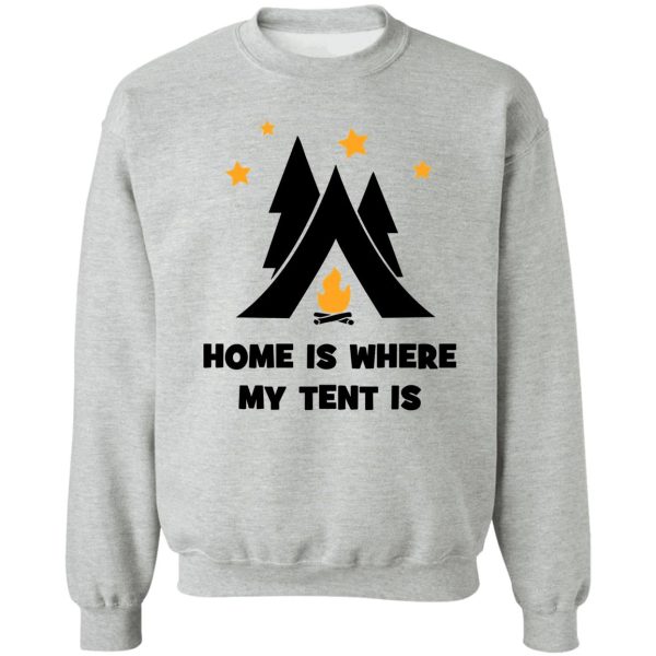 tent sweatshirt